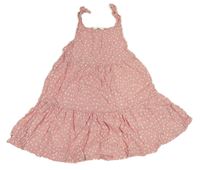 Růžové puntíkaté šaty Primark