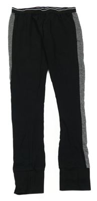 Černo-šedé lehké tepláky s pruhy C&A