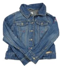 Modrá riflová crop bunda S. Oliver