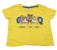 Žluté tričko - Tlapková Patrola Nickelodeon
