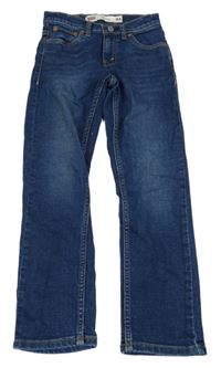 Tmavomodré slim rifle Levi´s