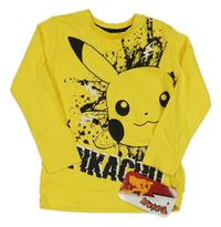 Nové - Žluto-černé triko - Pikachu Dunnes Stores