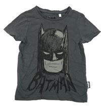 Antracitové tričko s nápisy - Batman C&A