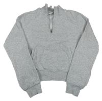 Světlešedá crop mikina H&M