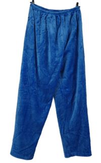 Dámské modré plyšové tepláky 