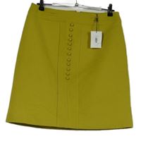 Nové - Dámská citrónová vzorovaná sukně Damsei 