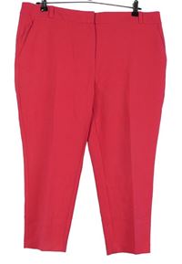 Dámské fuchsiové petite kalhoty s puky M&S