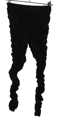 Dámské černé řasené legíny Miss Selfridge 