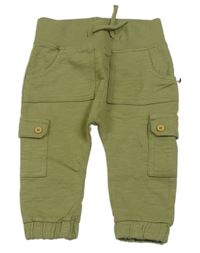 Khaki cargo tepláky Next