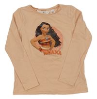 Růžové triko s potiskem H&M