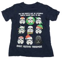 Tmavomodré tričko se Star Wars Next