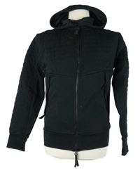 Pánská černá propínací mikina s kapucí H&M