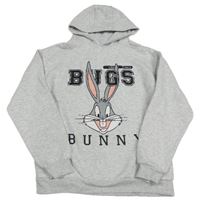 Šedá mikina s Bugs Bunnym a kapucí