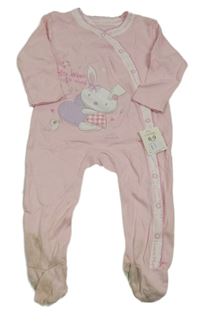 Nové - světlerůžový overal se zajícem zn. George