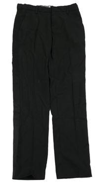 Černé společenské chino kalhoty Zara