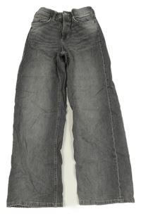 Šedé wide leg rifle H&M