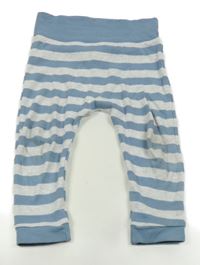 Modro-šedé pruhované lehké baggy tepláky Lily & Dan