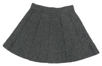 Tmavošedá pletená sukně Zara