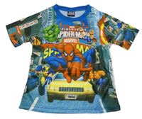 Modré tričko se Spidermanem