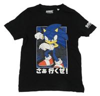 Černé tričko se Sonicem 
