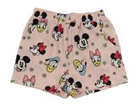 Světlerůžové kraťasy s Minnií a kamarády Primark