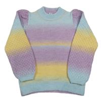 Barevný pruhovaný svetr Tu