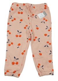 Nové - Broskvové tepláky s třešničkami Primark