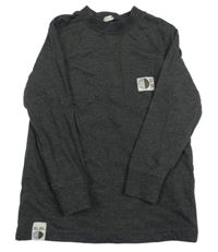 Tmavošedé triko s kapsou George 