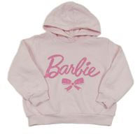 Světlerůžová mikina Barbie s kapucí H&M