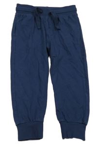 Tmavomdré tepláky H&M