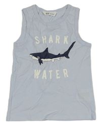 Světlemodré tílko se žralokem H&M