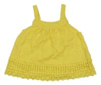 Žlutý top s madeirou 