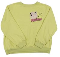 Žlutá oversize mikina s Pokémony H&M