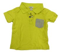 Limetkové polo tričko Mexx