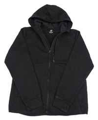 Černá propínací mikina s kapucí H&M
