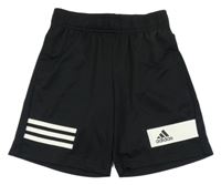 Černé sportovní kraťasy s logem Adidas 