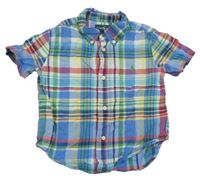 Kostkovaná košile s logem RALPH LAUREN