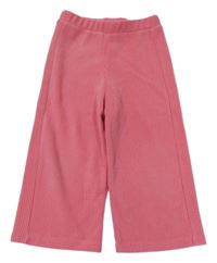 Korálové žebrované culottes kalhoty Primigi