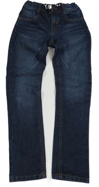 Tmavomodré slim fit rifle C&A