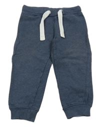 Tmavomodré melírované tepláky LINDEX