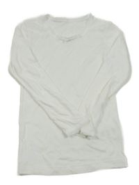 Smetanové perforované spodní triko s mašličkou a krajkou M&S