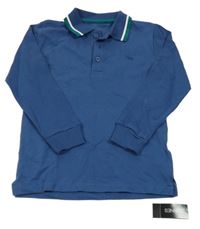 Nové - tmavomodré mikinotriko s jelenem a límečkem St. Bernard