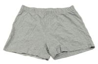 Šedé melírované kraťasy YIGGA