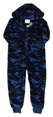 Army plyšová kombinéza s kapucí Next