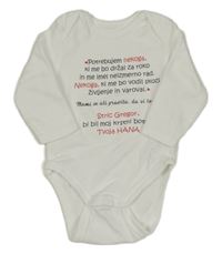 Bílé body s nápisy C&A