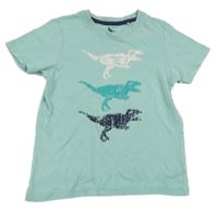 Světlemodré tričko s dinosaury lupilu
