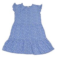 Modré květované lehké šaty Primark