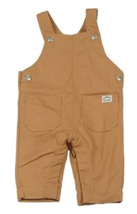 Hnědé plátěné laclové kalhoty Primark