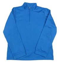 Modrá sportovní funkční mikina Crane