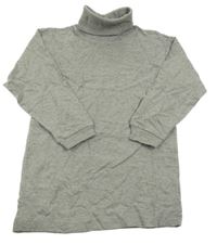 Šedý melírovaný rolák